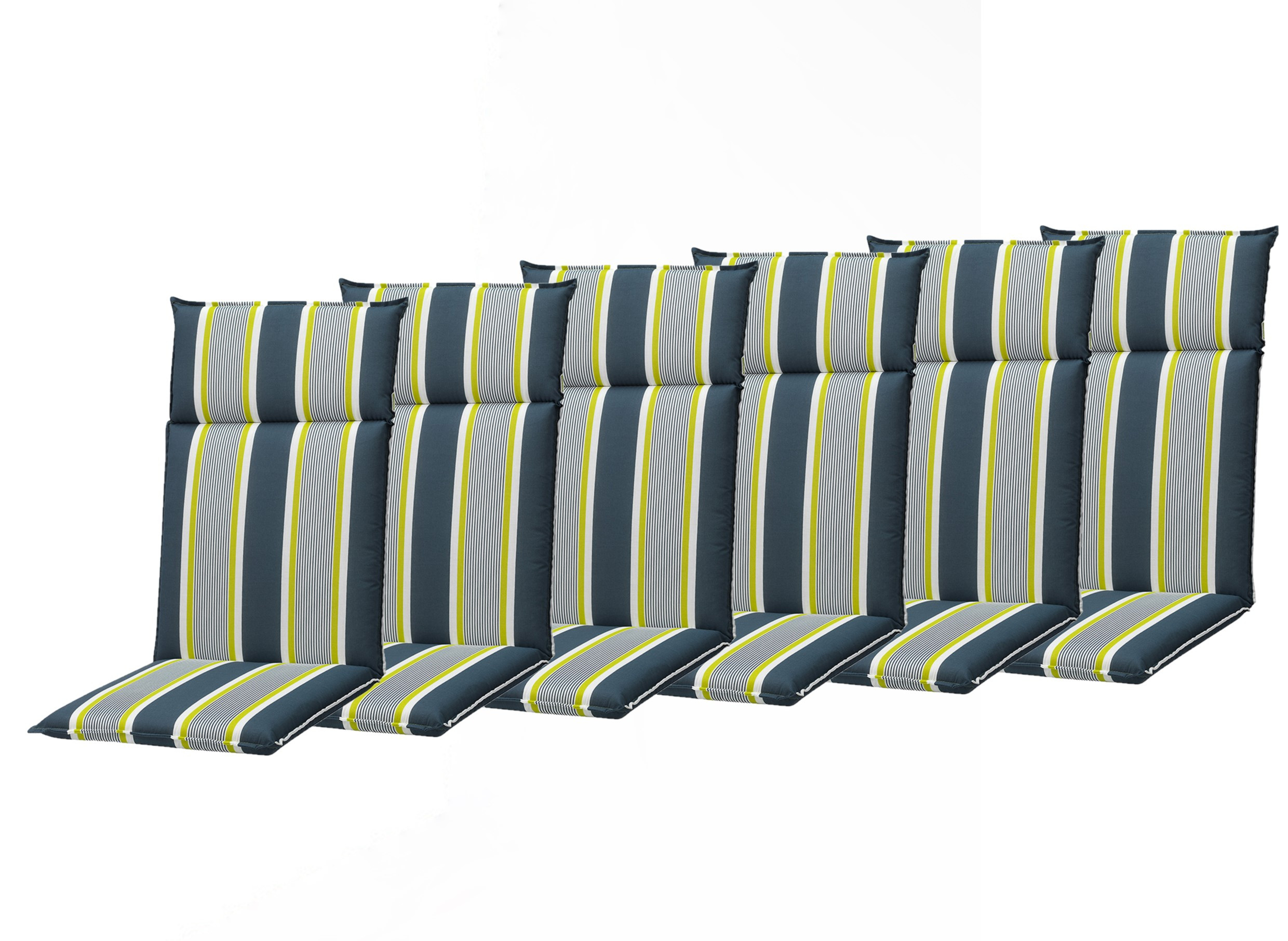 Doppler SPIRIT 2091 - set 6 ks polstrov na kreslo s vysokým operadlom
