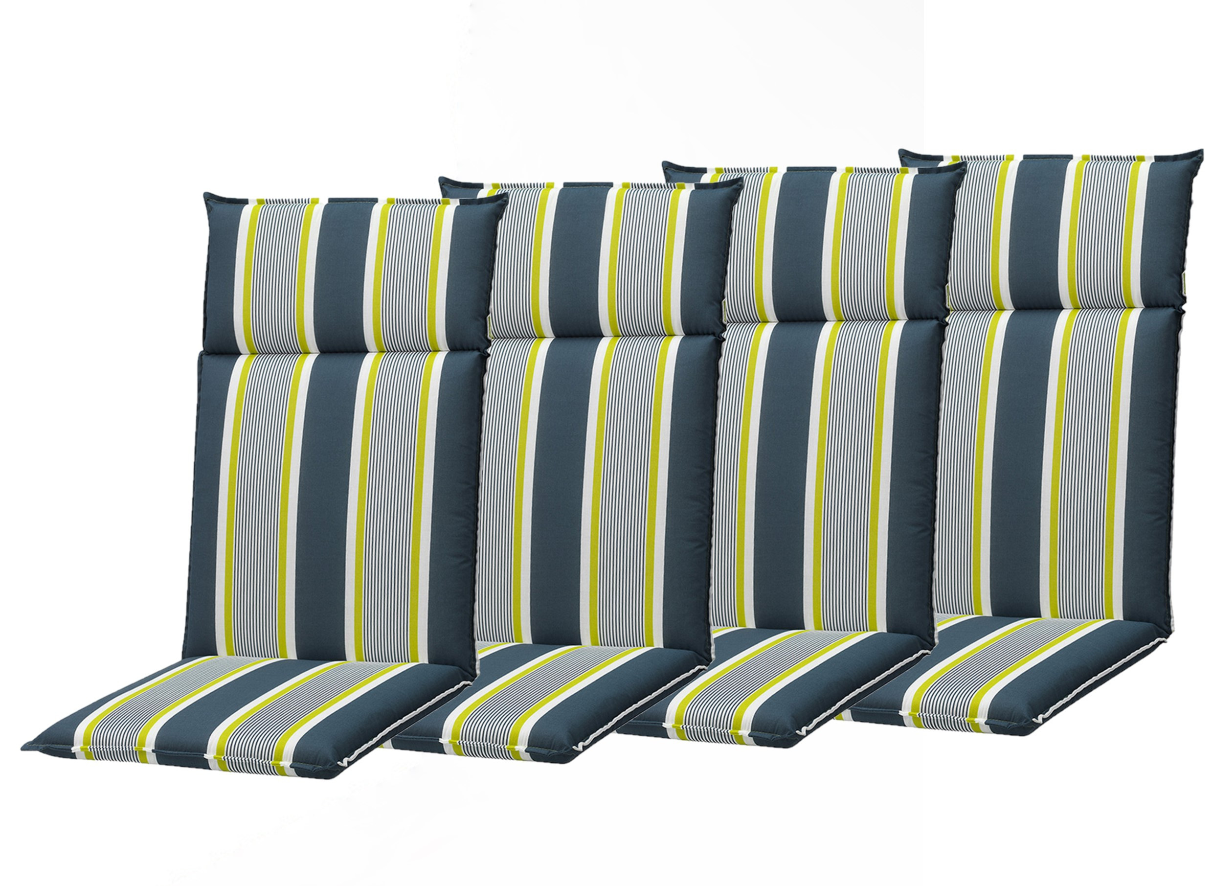 Doppler SPIRIT 2091 - set 4 ks polstrov na kreslo s vysokým operadlom