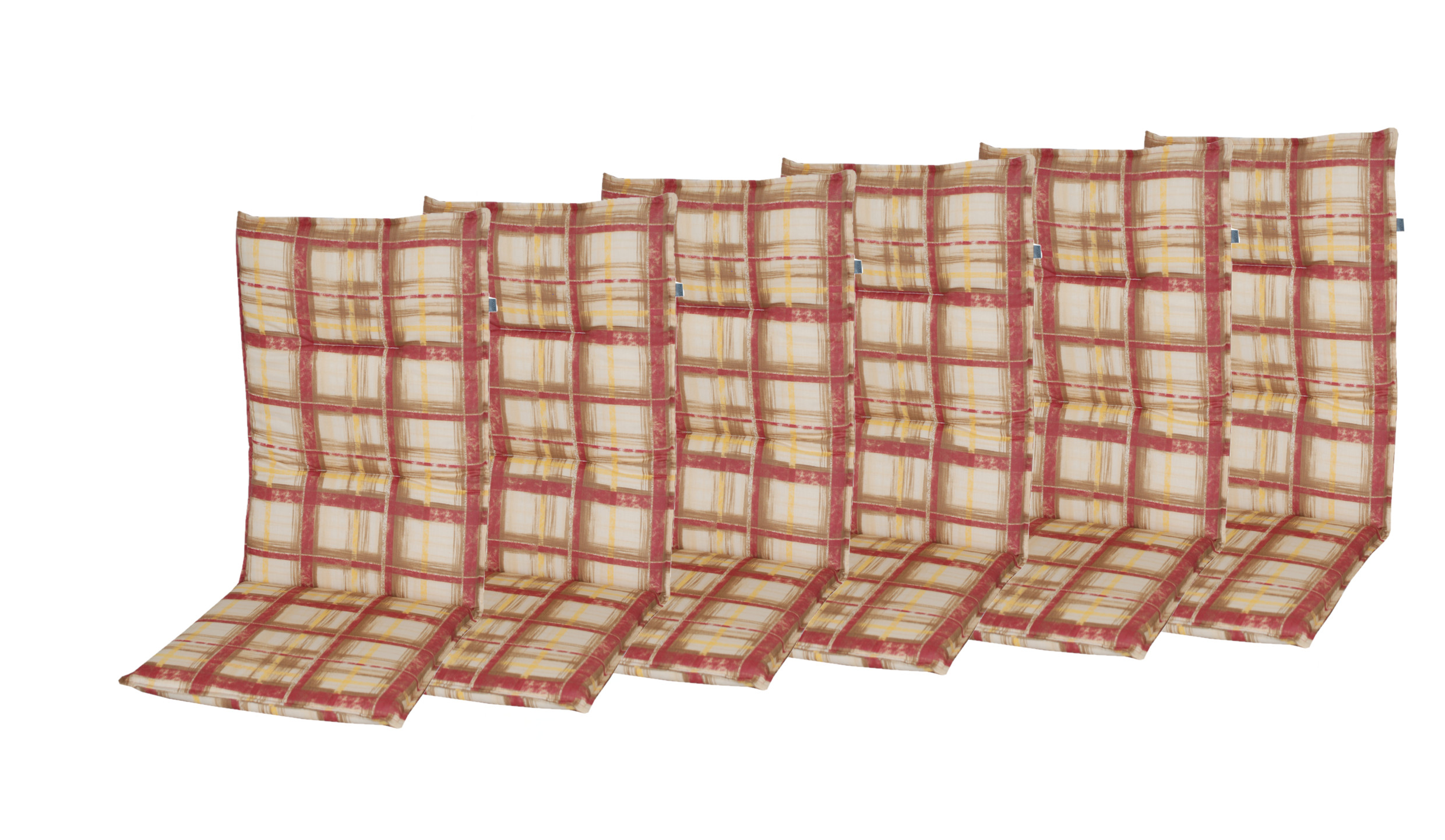 Doppler CLASSIC 9017 - set 6 ks polstrov na kreslo s vysokým operadlom
