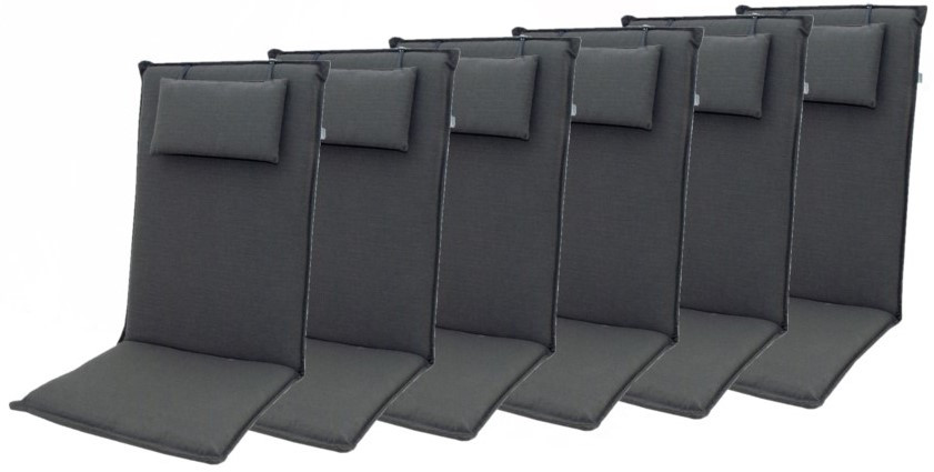 Doppler ELEGANT 2430 - set 6 ks polstrov na kreslo s vysokým operadlom
