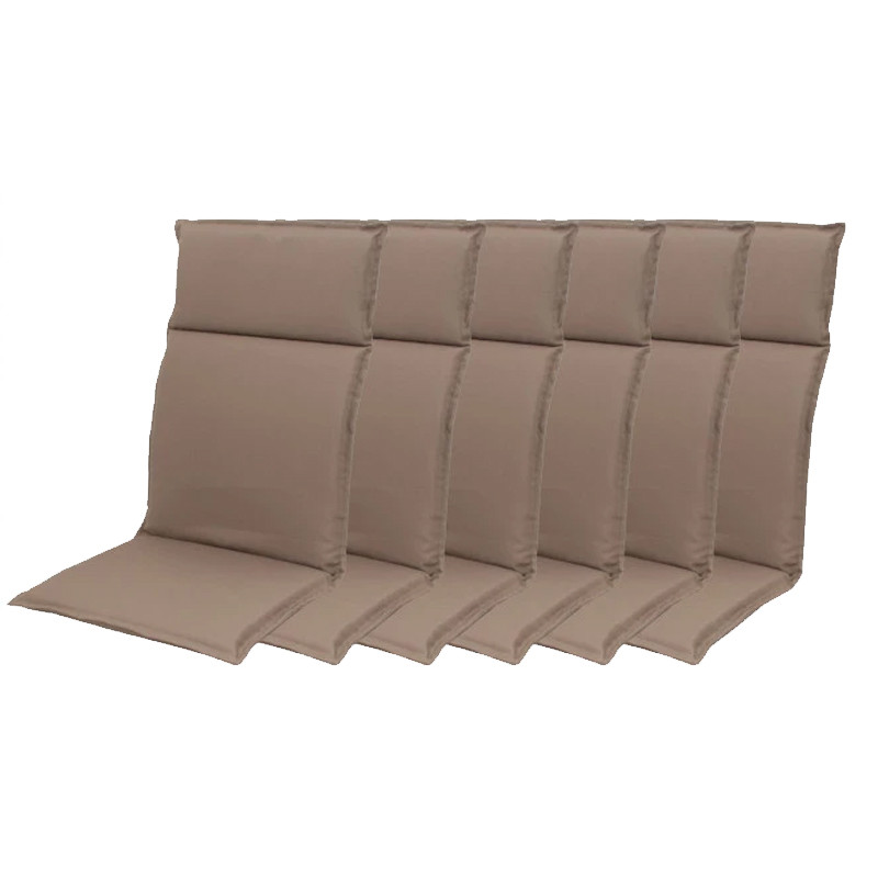 E-shop Doppler HIT UNI 7846 - set 6 ks polstrov na kreslo s vysokým operadlom