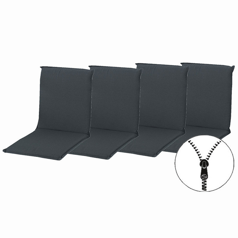 E-shop Doppler ELEGANT 2430 - set 4 ks polstrov na kreslo s nízkym operadlom