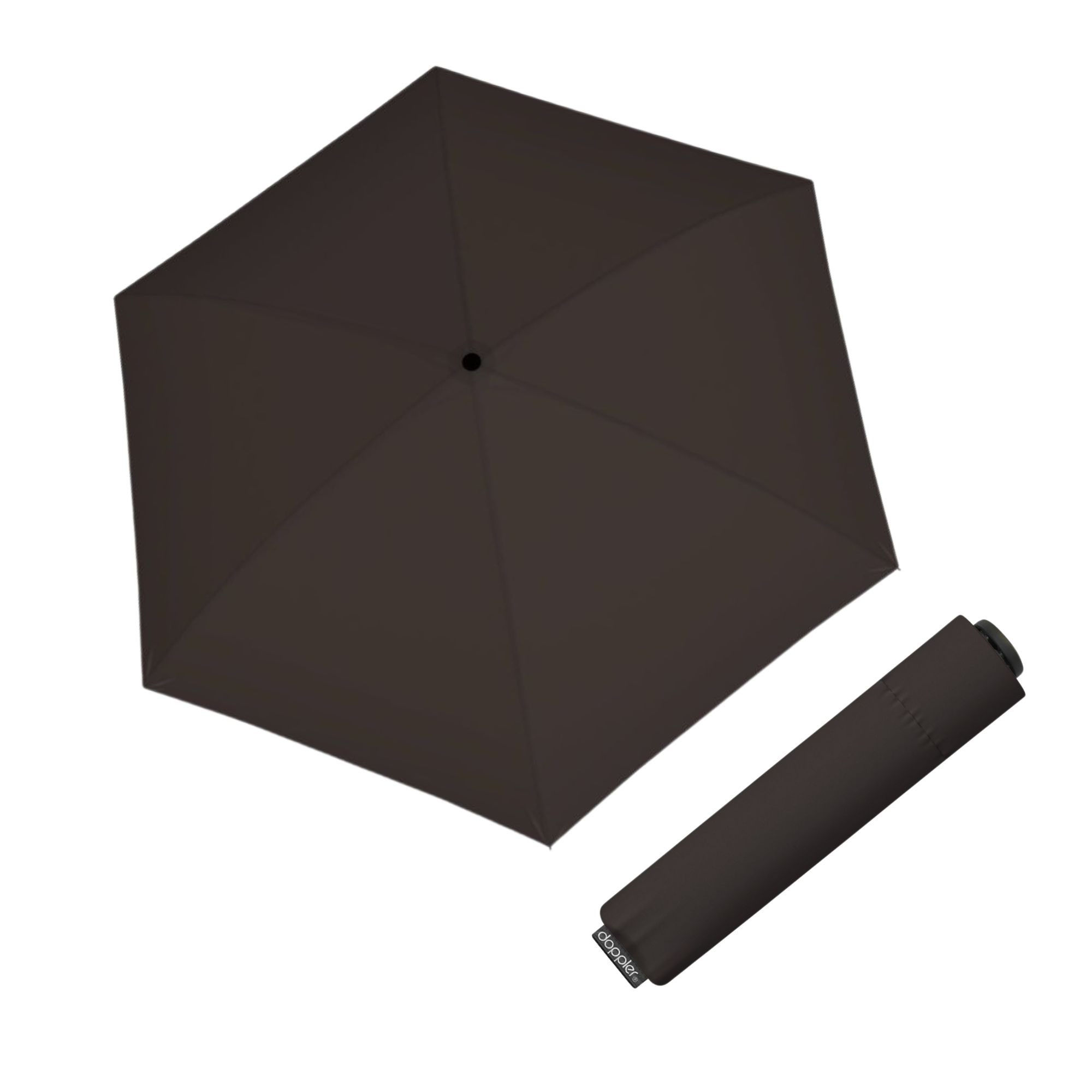E-shop Doppler Zero 99 Mocca Brown skladací dáždnik
