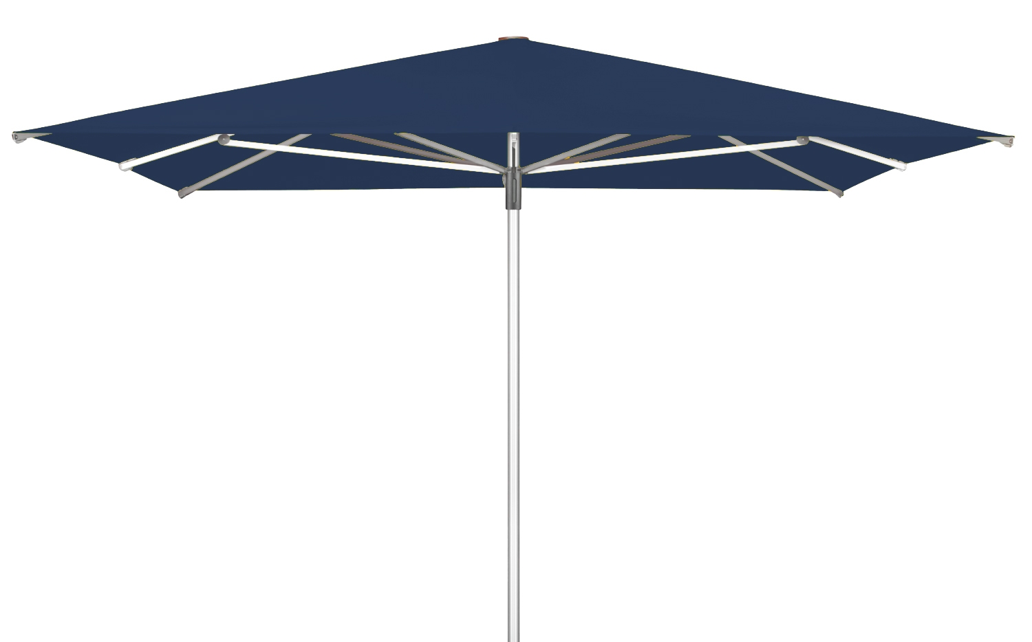 E-shop Doppler TELESTAR záhradný slnečník 400 x 400 cm modrá