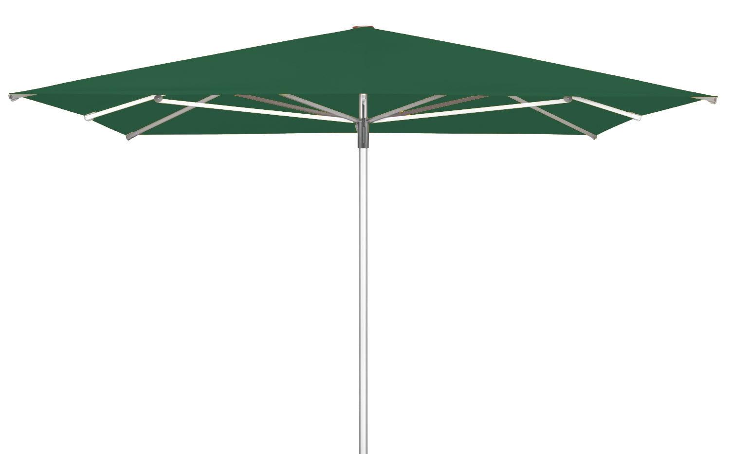 E-shop Doppler TELESTAR záhradný slnečník 400 x 400 cm zelený