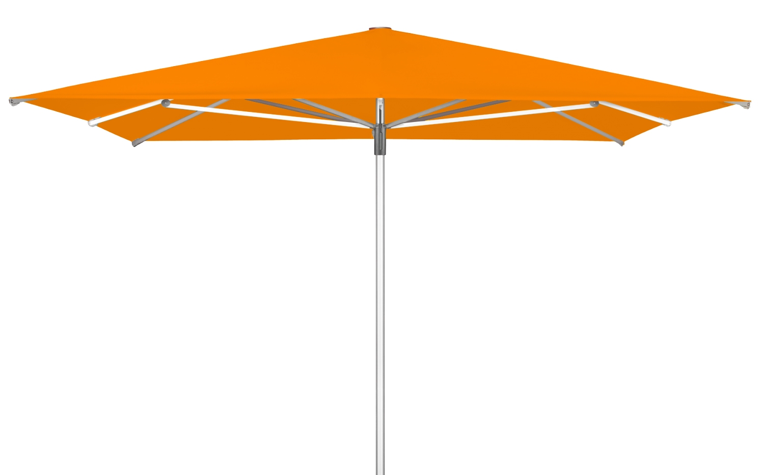 E-shop Doppler TELESTAR záhradný slnečník 400 x 400 cm oranžový