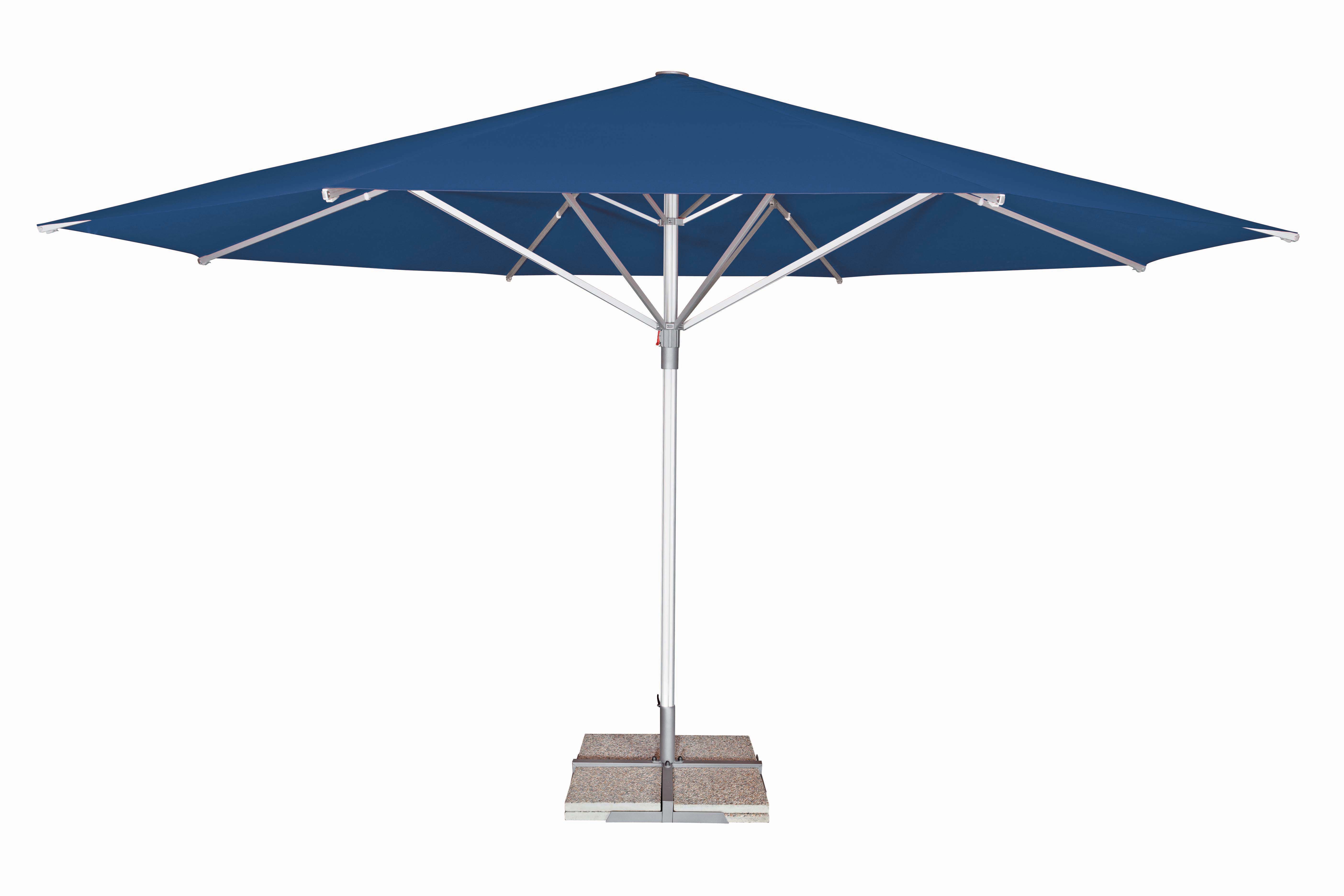 E-shop Doppler TELESTAR záhradný slnečník 500 cm modrý
