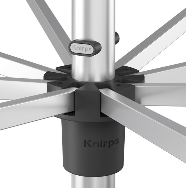 Knirps PHOENIX tmavo záhradný slnečník 315 cm sivá