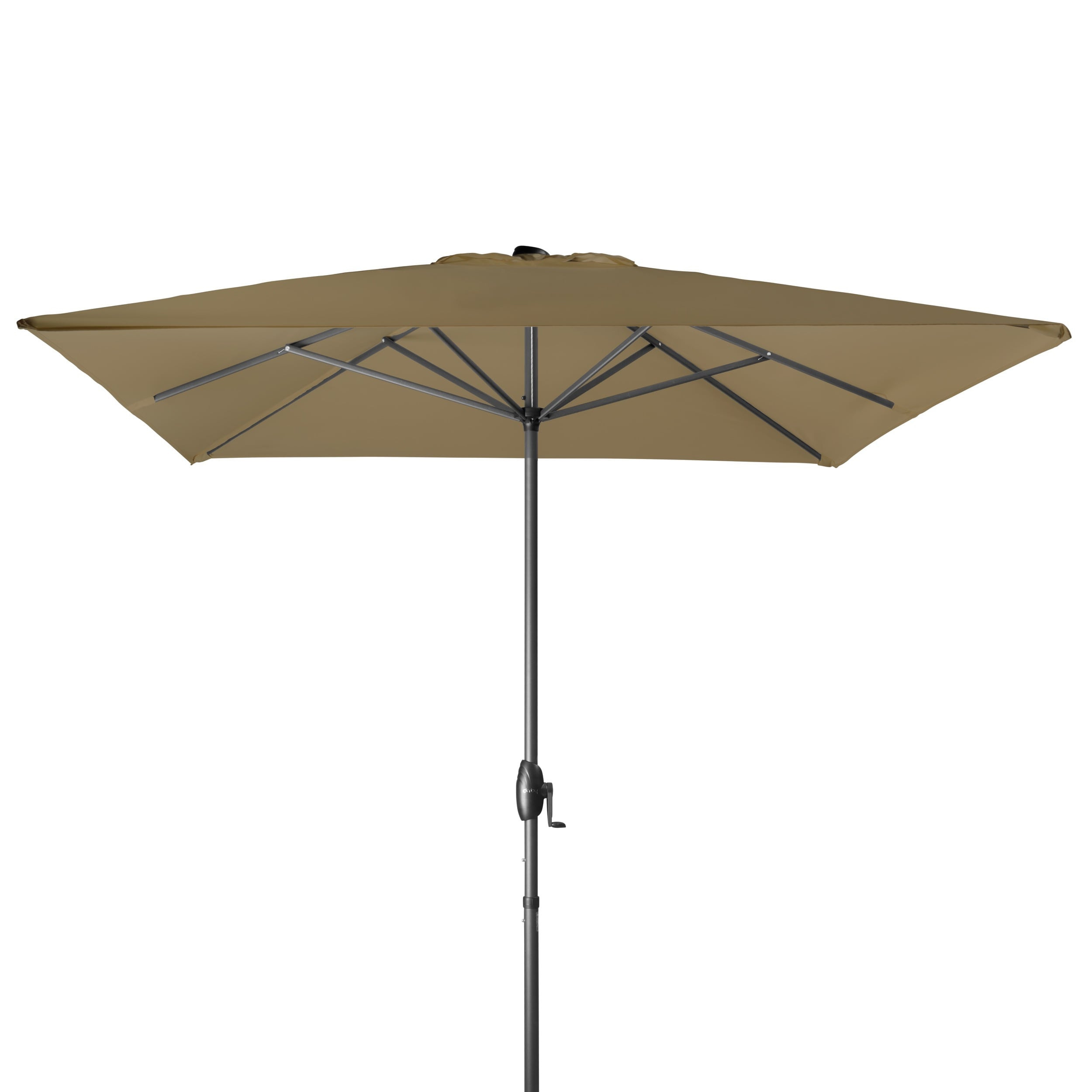 E-shop Derby Basic Lift záhradný slnečník 300 x 200 cm hnedá