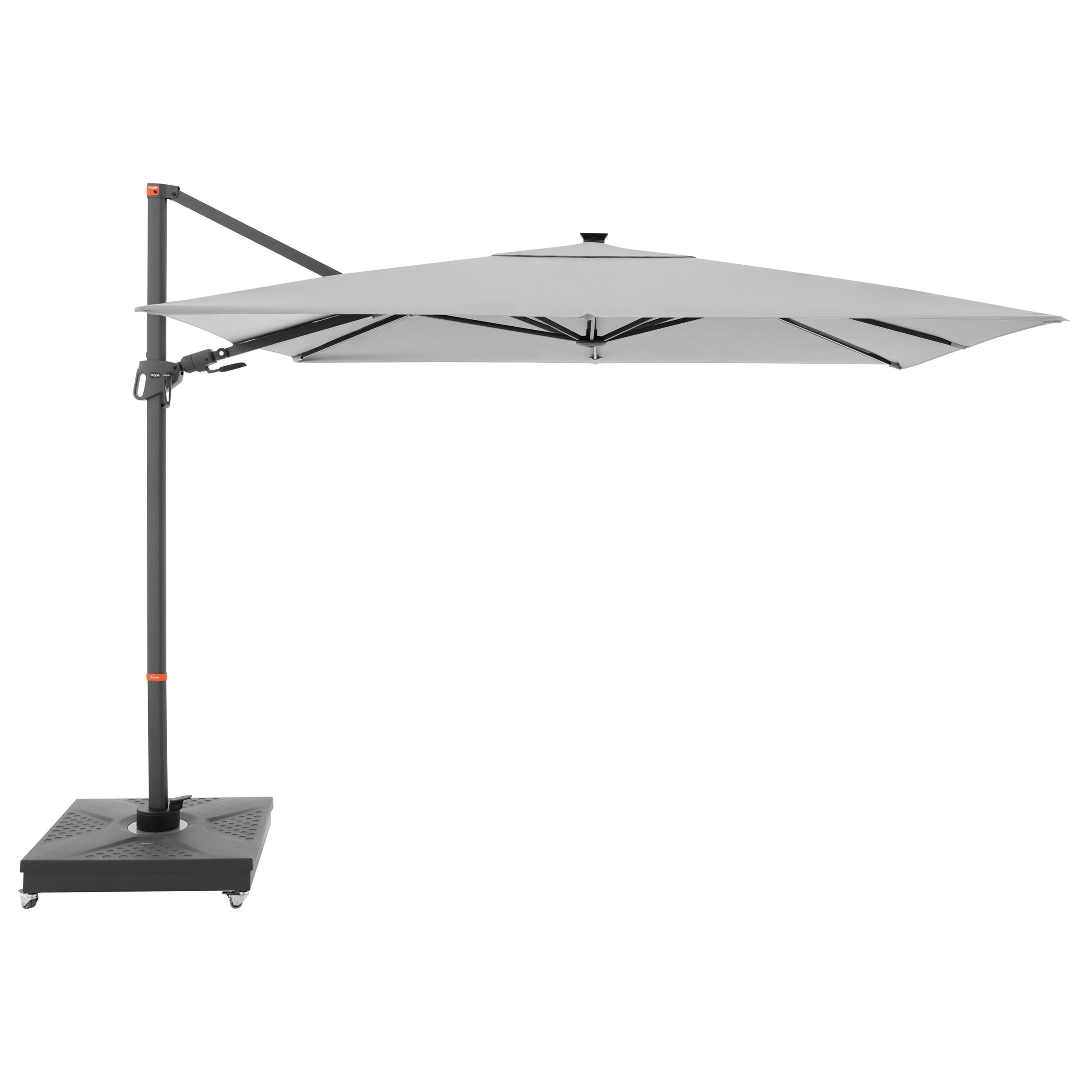 E-shop Doppler myZone LED 220 x 300 cm svetlosivá