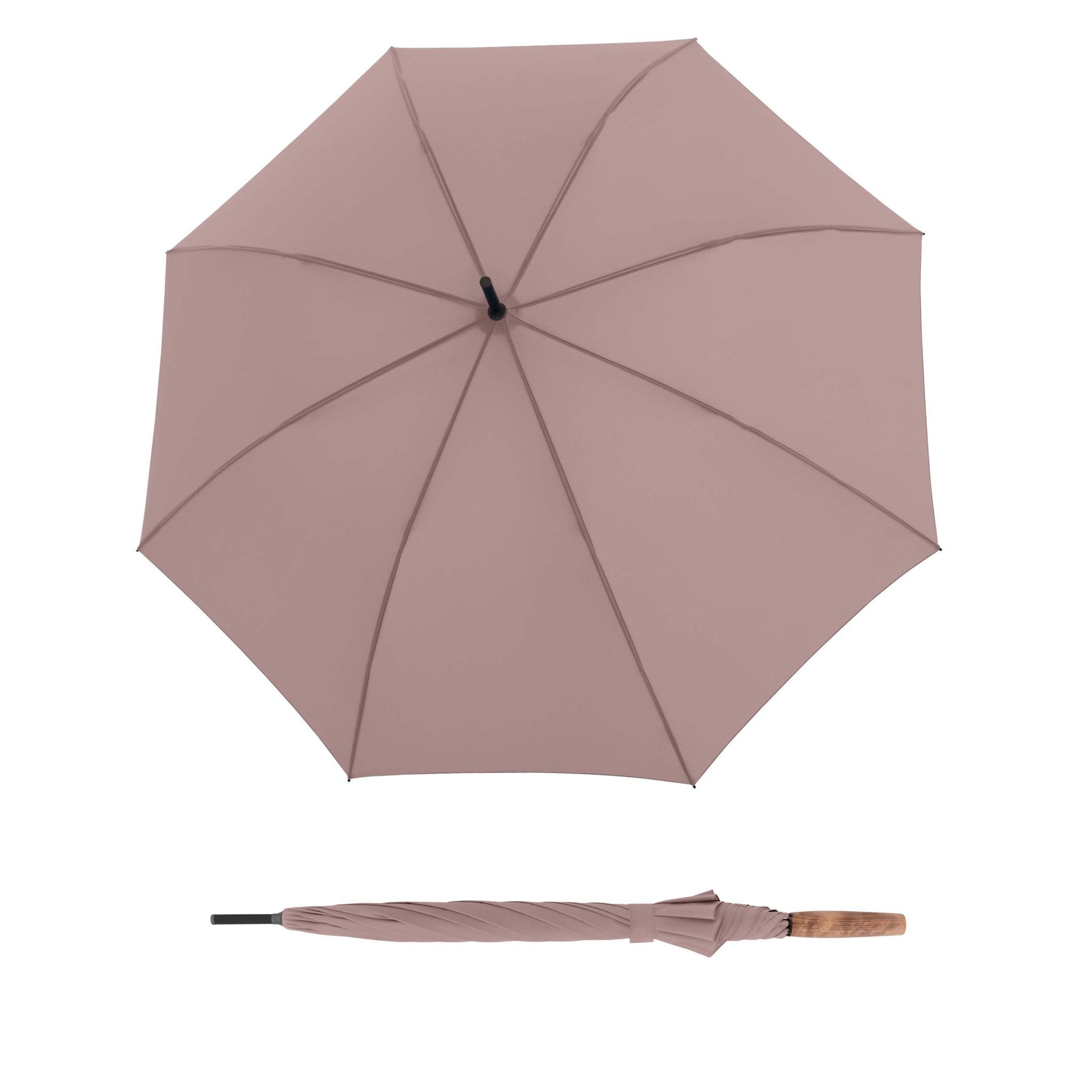 E-shop Knirps Timber Stick Automatic Heather- holový dáždnik