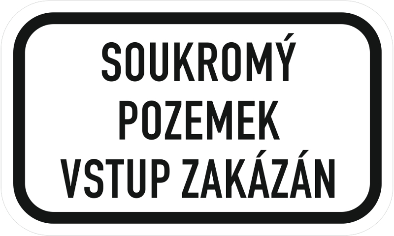 Cedule vstup zakázán
