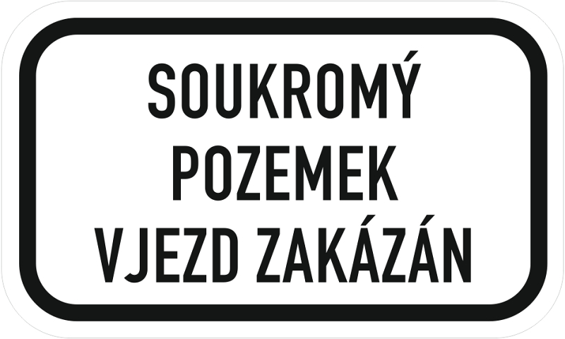 Tabulka vjezd zakázán