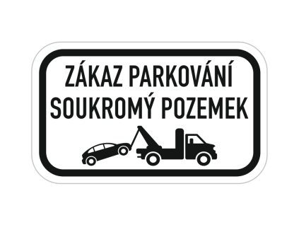 tabulka zakaz parkovani