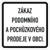 zakaz podomniho prodeje obci