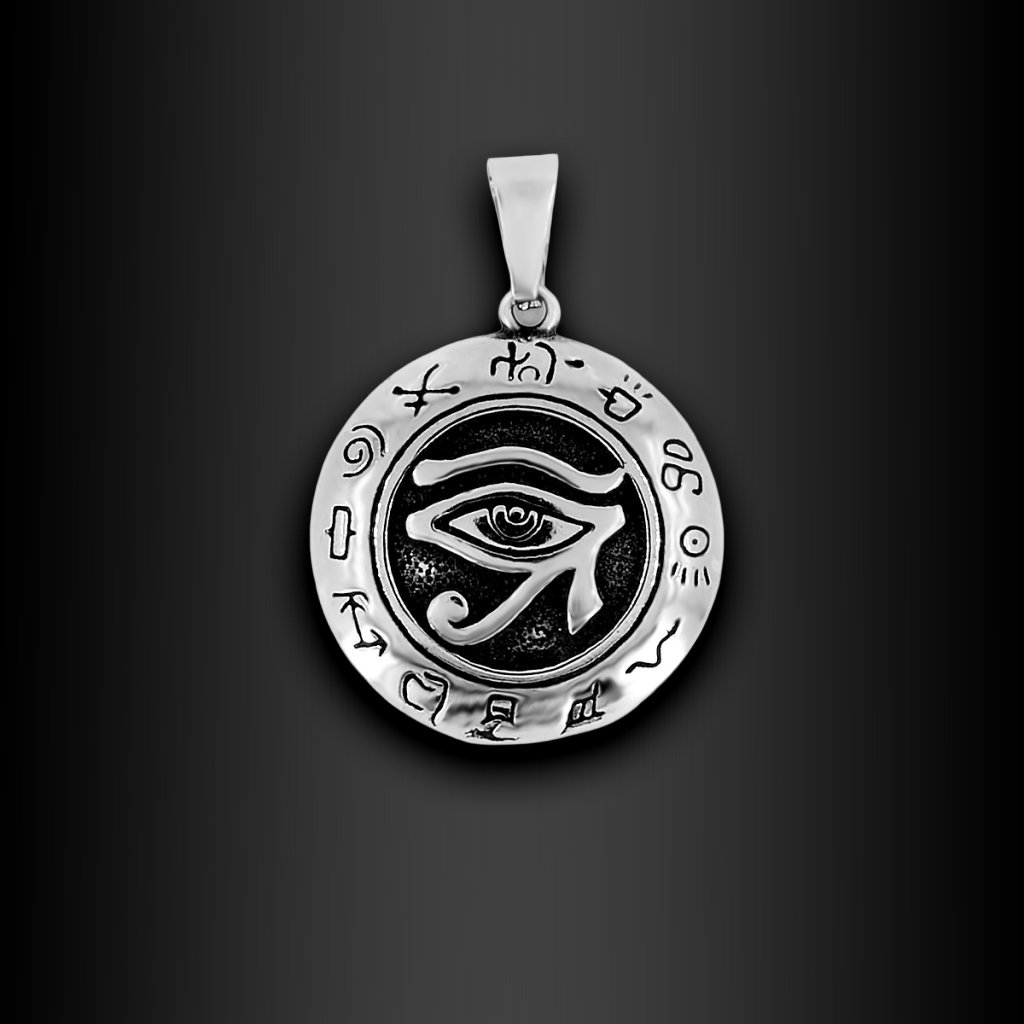 Přívěsek Horovo boží oko - Chirurgická ocel  + Řetízek zdarma + Doprava zdarma + Dárkové balení zdarma