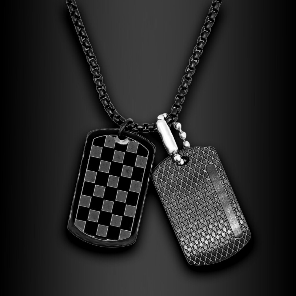 Pánský přívěsek destičky Zalim - Chirurgická ocel  + Doprava zdarma + Dárkové balení zdarma