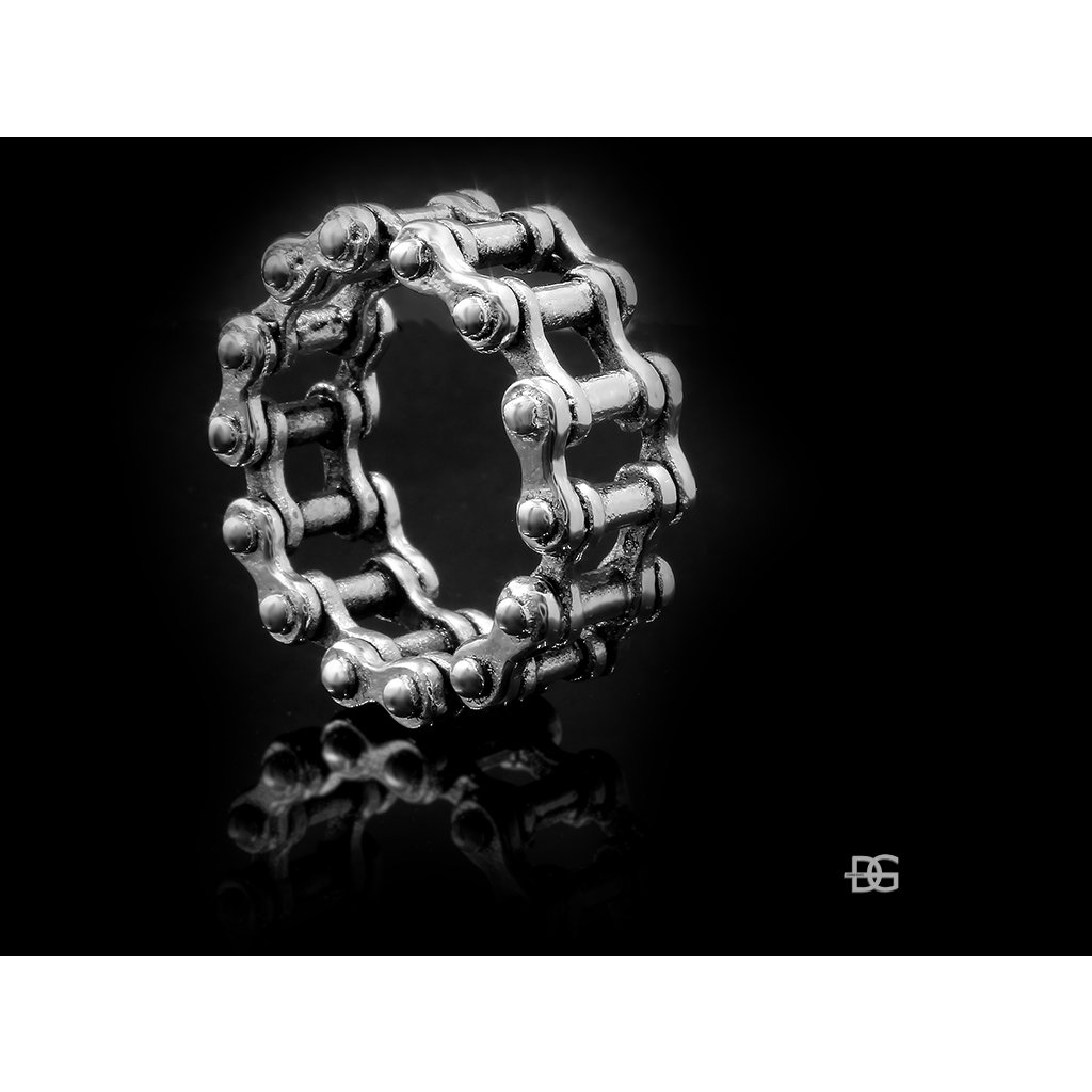 Pánský prsten Řetěz na motorku - Chirurgická ocel