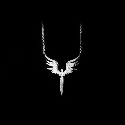 Jemný náhrdelník symbol anděla | DG Šperky  + Doprava zdarma + Dárkové balení zdarma