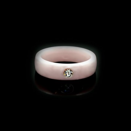 *Dámský prsten Rosalia Zara se šperkařskou keramikou a zirkonem | DG Šperky  + Doprava zdarma + Dárkové balení zdarma