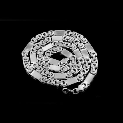 Pánský ocelový řetízek ve s hladkými destičkami | DG Šperky  + Doprava zdarma + Dárkové balení zdarma