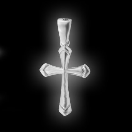 Stříbrný křížek Crux Argentea | DG Šperky | Stříbro 925/1000  + Doprava zdarma + Dárkové balení zdarma