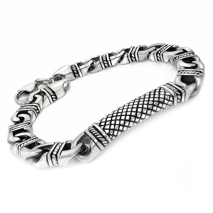 Pánský ocelový náramek Placca | DG Šperky  + Doprava zdarma + Dárkové balení zdarma