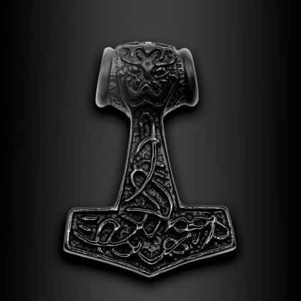 Přívěsek Mjölnir Vikingské kladivo - Chirurgická ocel  + Řetízek zdarma + Doprava zdarma + Dárkové balení zdarma