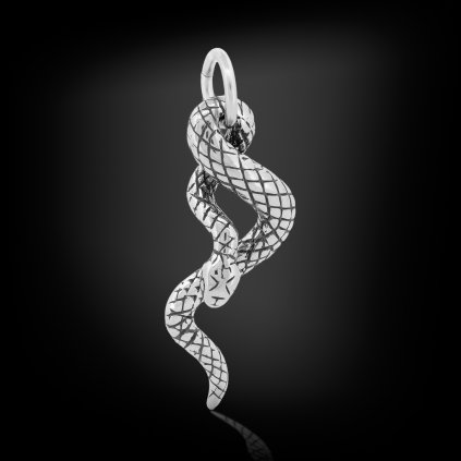 Serpens ocelový přívěsek ve tvaru hada (1)