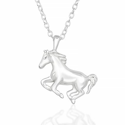 Stříbrný náhrdelník Epontea ve tvaru koníka (1)