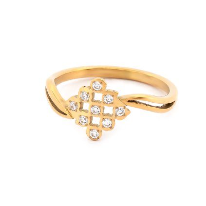💍Dámský ocelový prsten Elena Goldia💍DG Šperky  + Doprava zdarma + Dárkové balení zdarma