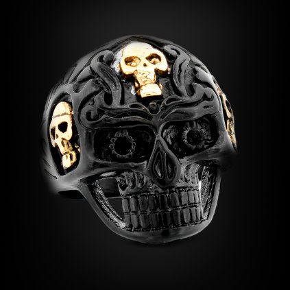 Pánský ocelový prsten Mortal 💀 DG Šperky  + Doprava zdarma + Dárkové balení zdarma