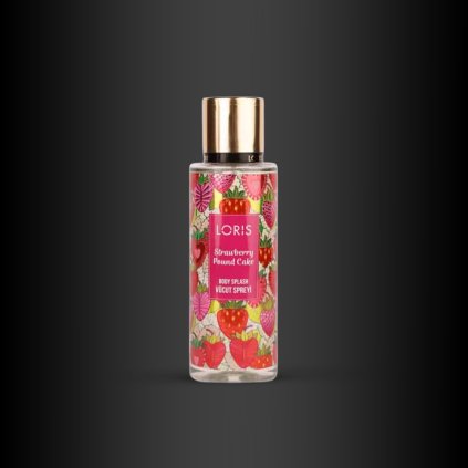 Loris tělová mlha Strawberry pound cake 250 ml kopie B