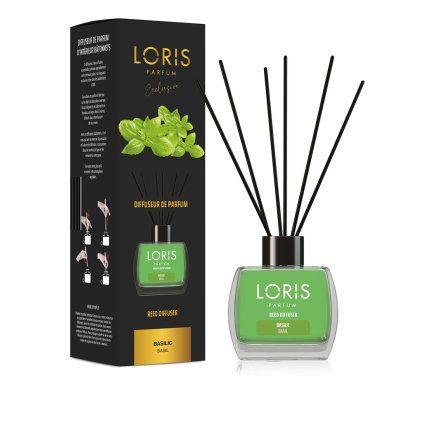 Loris vonné tyčinky Basil 120 ml