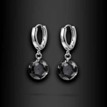 Dámské ocelové náušnice Valeris se zirkony (1)