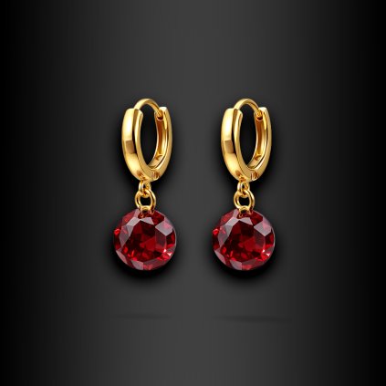 Dámské ocelové náušnice Valeris se zirkony (5)