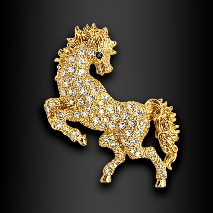 Luxusní brož CAVALYRA (1)