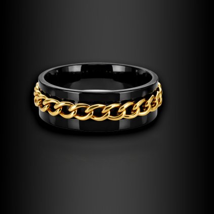 Pánský ocelový prsten Alessan (1)