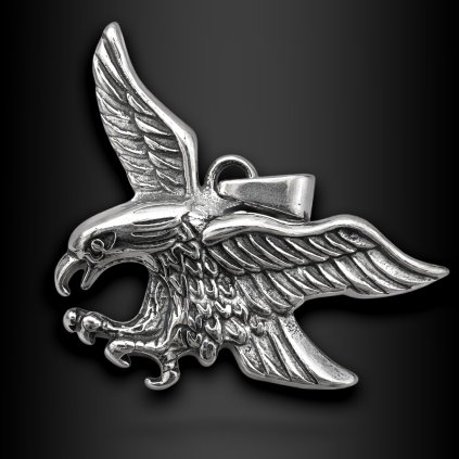 Pánský ocelový přívěsek Marten – orlice jako symbol svobody a síly (1)