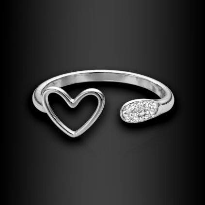 Dámský ocelový otevřený prsten Vespara (3)