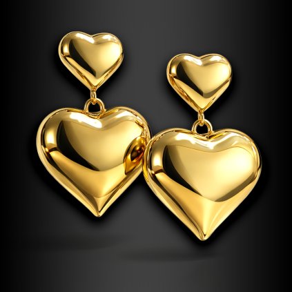 Dámské ocelové náušnice Lovea (1)