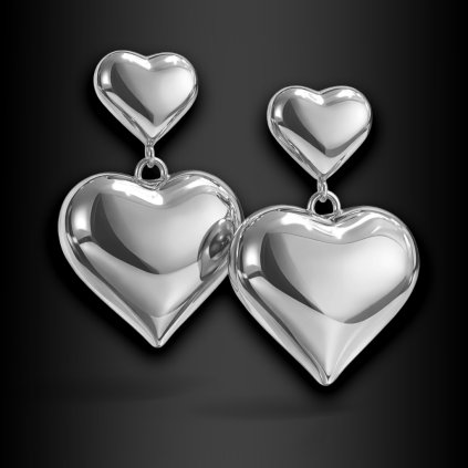 Dámské ocelové náušnice Lovea (2)