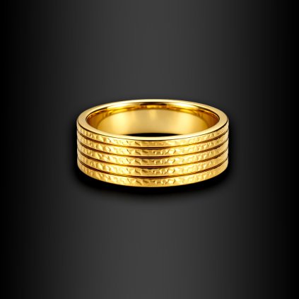 Unisex ocelový prsten Aruno (1)