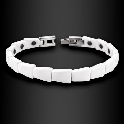 Dámský keramický náramek Elissa v bílém provedení