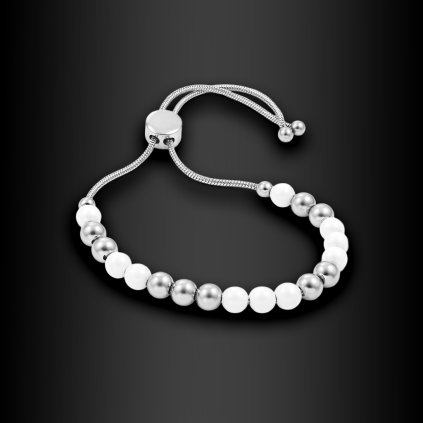 Dámský ocelovo keramický náramek Ravenya v minimalistickém stylu (1)