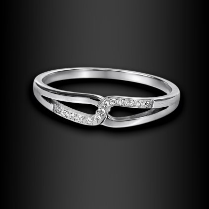 Dámský ocelový prsten Elmarino se zirkony (1)