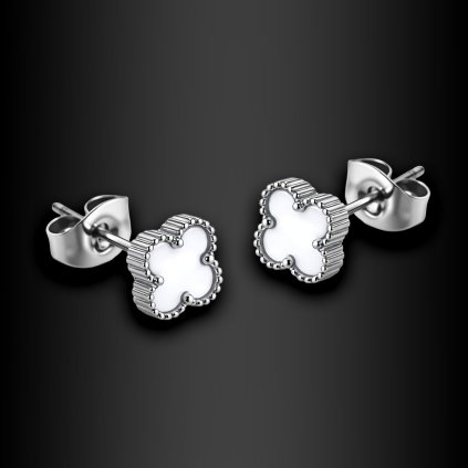 Dámské ocelové náušnice Sorayael s perletí (1)