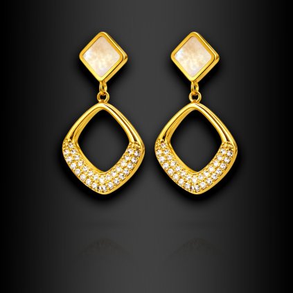 Dámské ocelové náušnice Malisha (1)