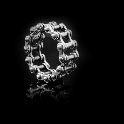 Pánský prsten Řetěz na motorku - Chirurgická ocel  + Doprava zdarma + Dárkové balení zdarma