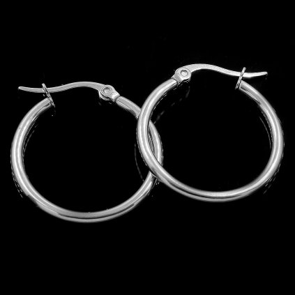 *Náušnice klasické ocelové kruhy 2 cm | DG Šperky  + Dárkové balení zdarma